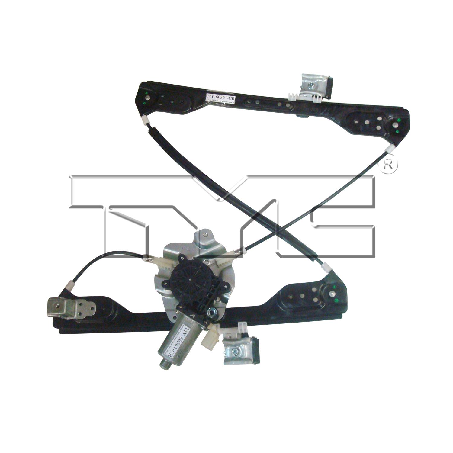 TYC 660522 Power Window Motor and Regulator Assembly product image 1 of 3