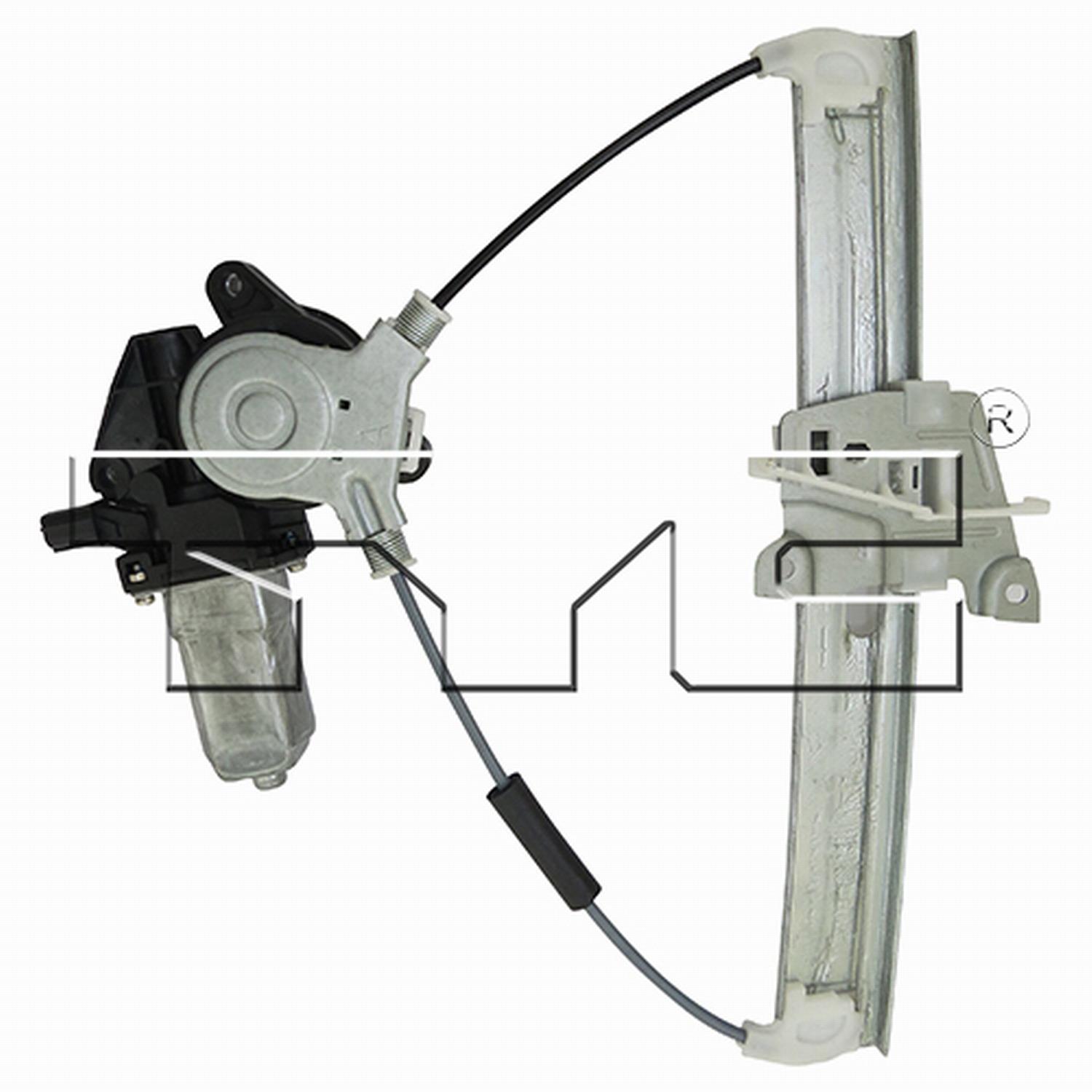 TYC 660531 Power Window Motor and Regulator Assembly product image 2 of 5
