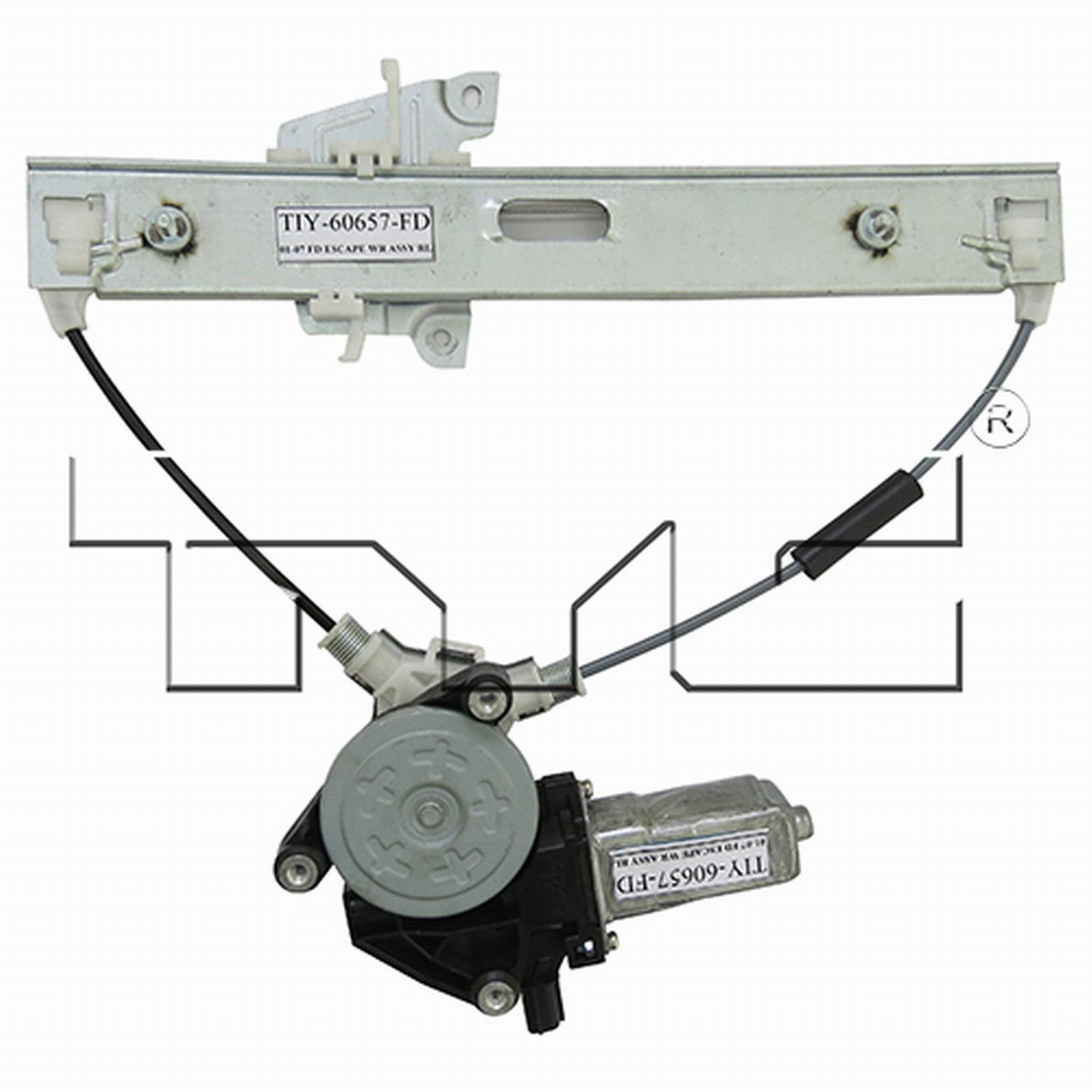 TYC 660532 Power Window Motor and Regulator Assembly product image 5 of 5
