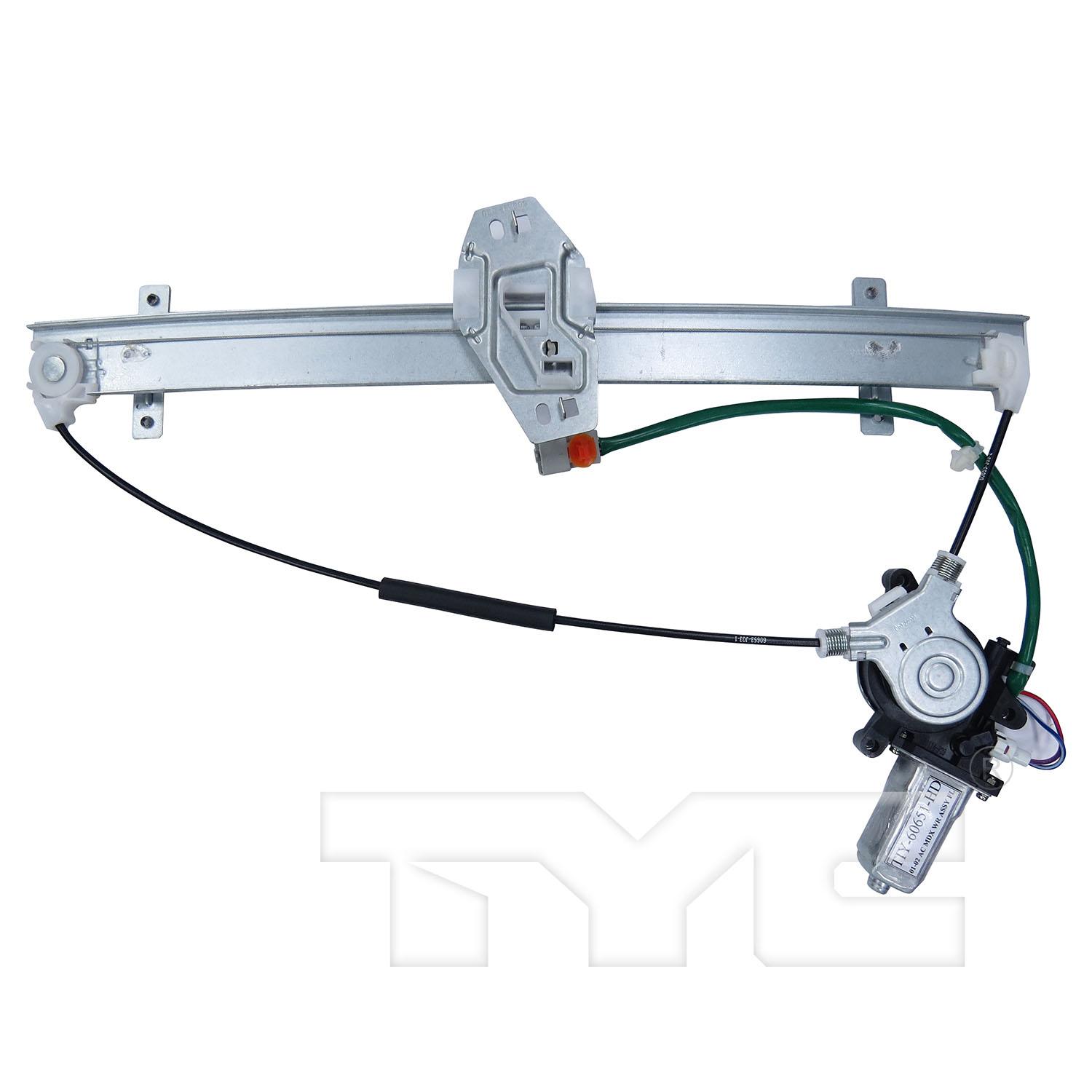 TYC 660566 Power Window Motor and Regulator Assembly product image 2 of 3