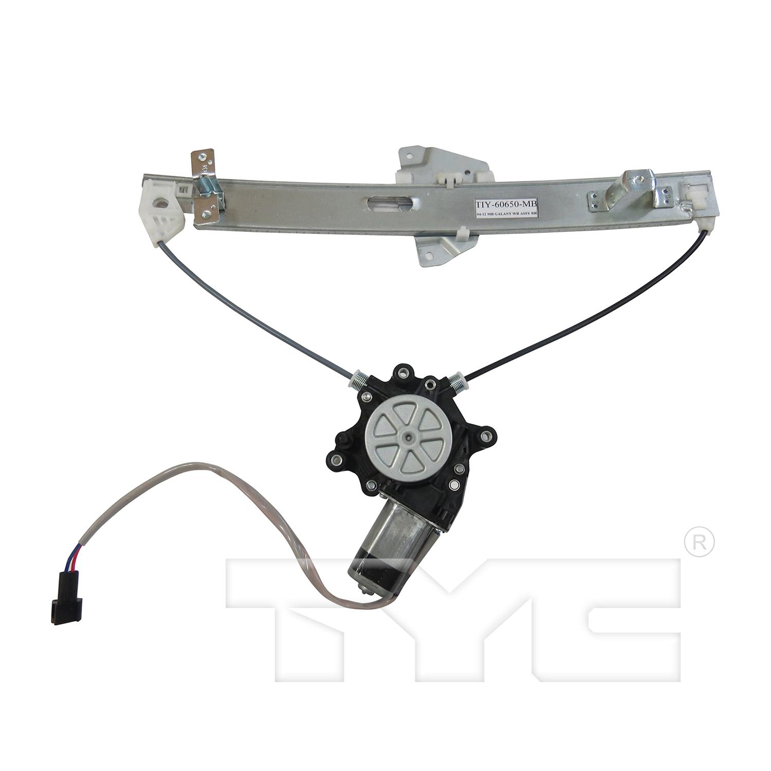 TYC 660567 Power Window Motor and Regulator Assembly product image 1 of 3