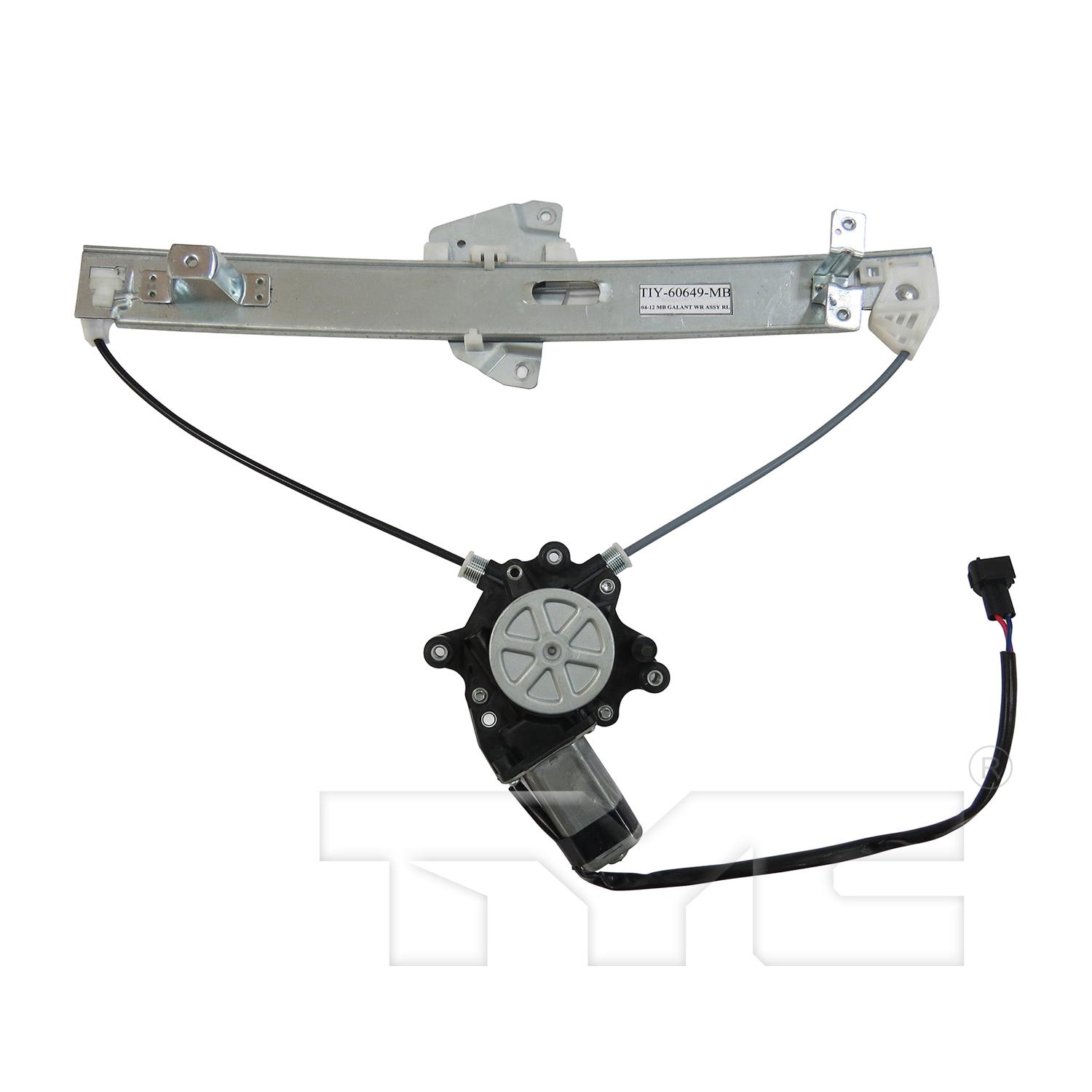 TYC 660568 Power Window Motor and Regulator Assembly product image 1 of 3