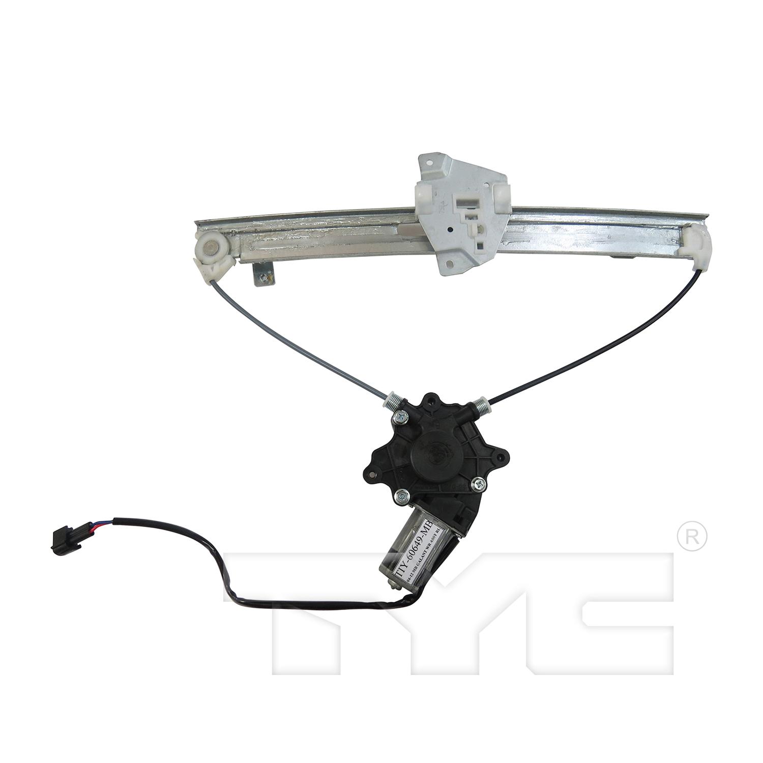 TYC 660568 Power Window Motor and Regulator Assembly product image 2 of 3