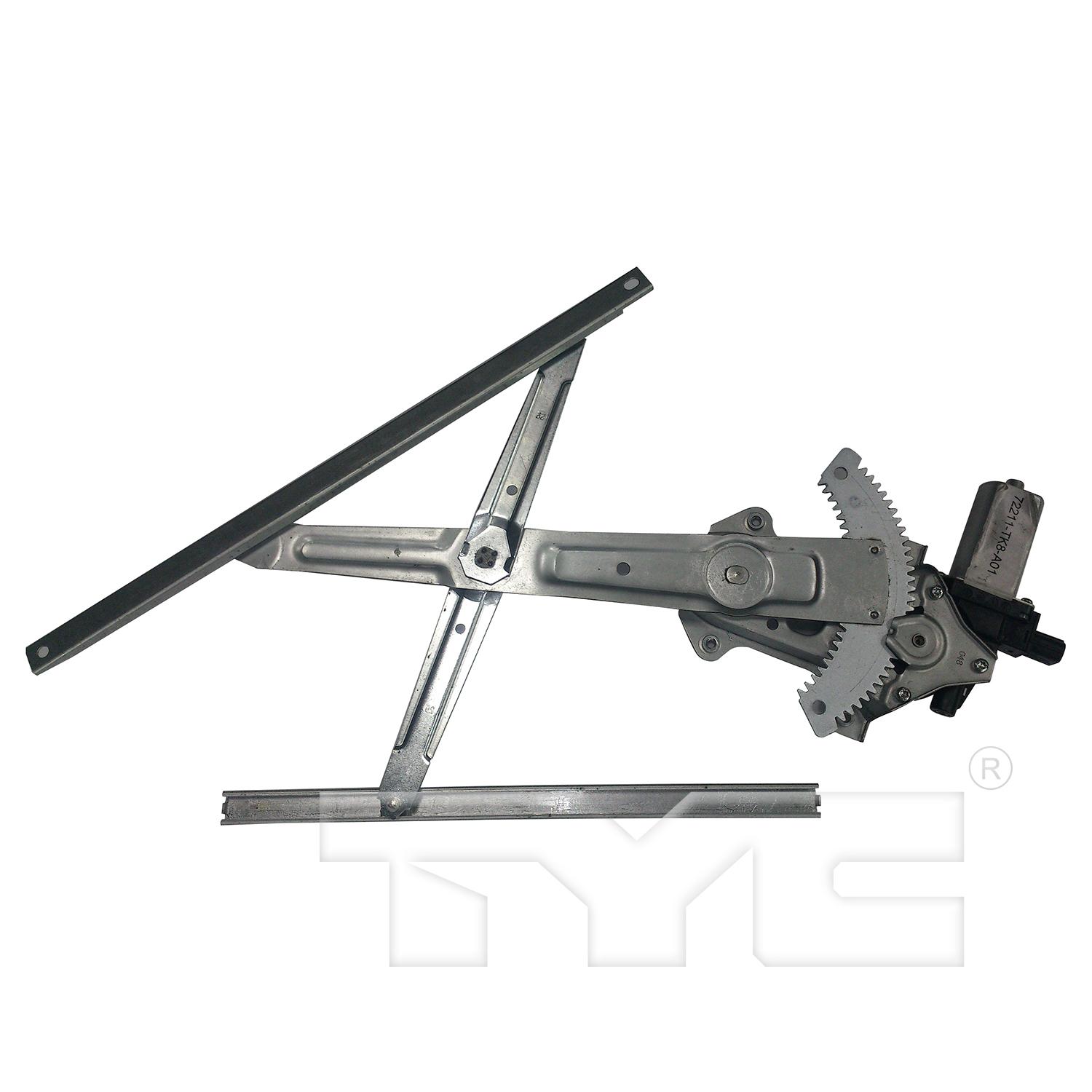 TYC 660603 - Power Window Motor and Regulator Assembly TYC 660603 Power Window Motor and Regulator Assembly product image 2 of 3