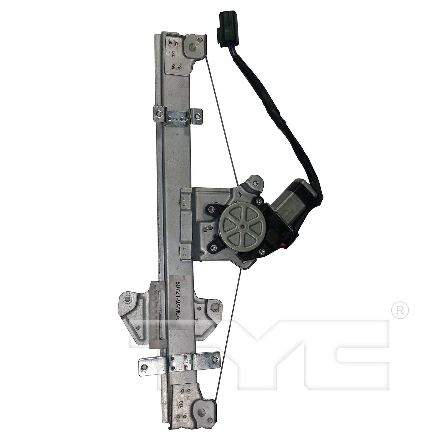 TYC 660610 Power Window Motor and Regulator Assembly product image 1 of 3