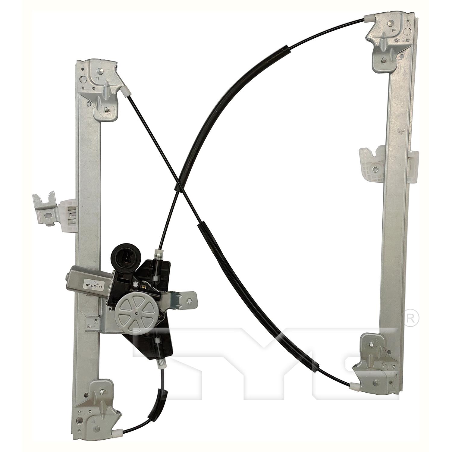 TYC 660617 Power Window Motor and Regulator Assembly product image 1 of 3