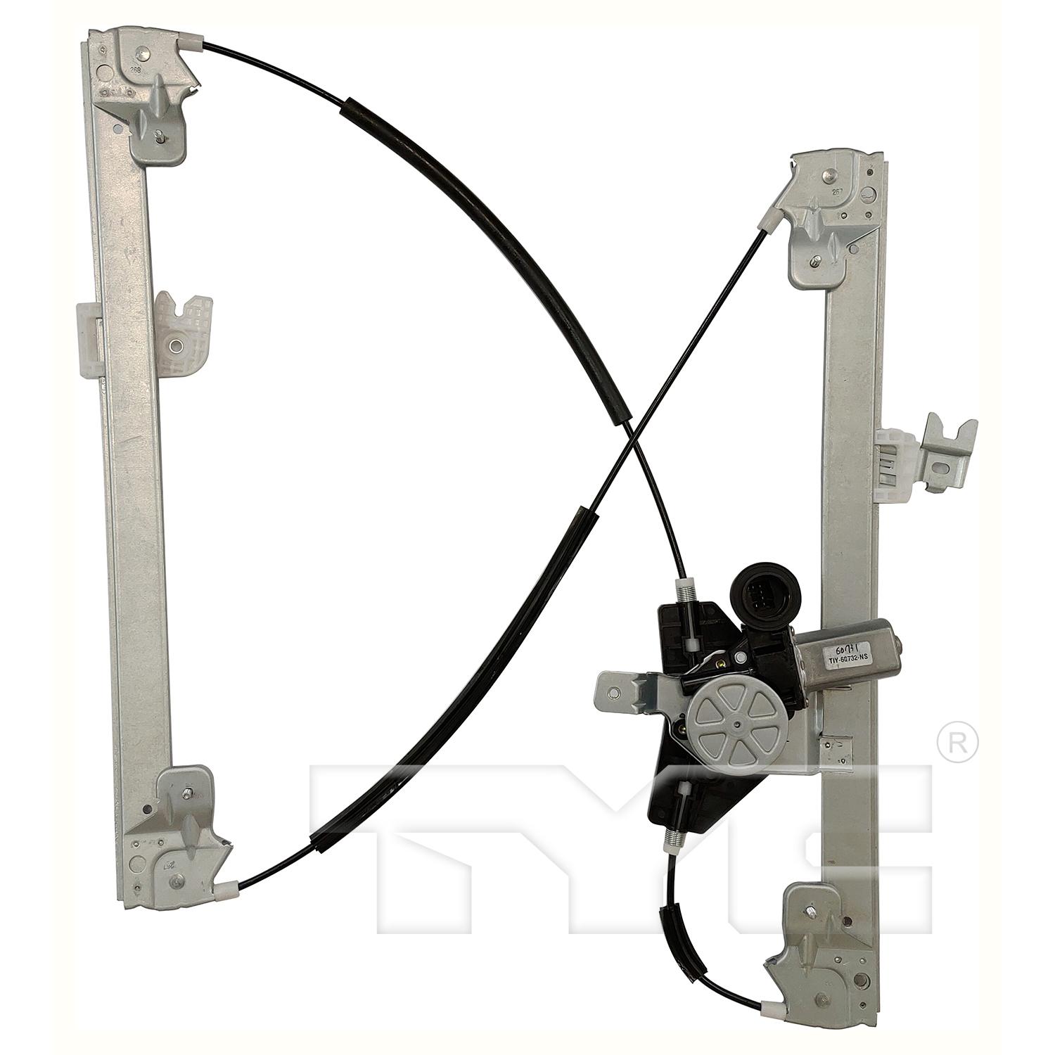 TYC 660618 Power Window Motor and Regulator Assembly product image 1 of 3