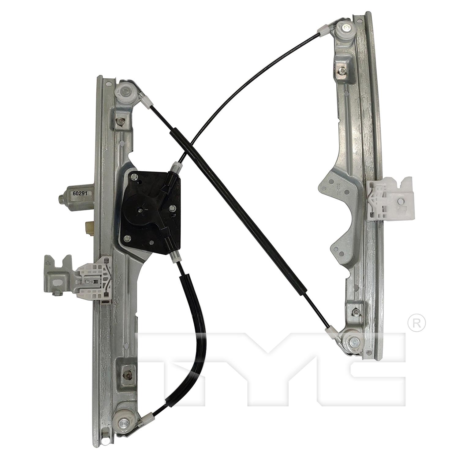 TYC 660628 Power Window Motor and Regulator Assembly product image 2 of 3