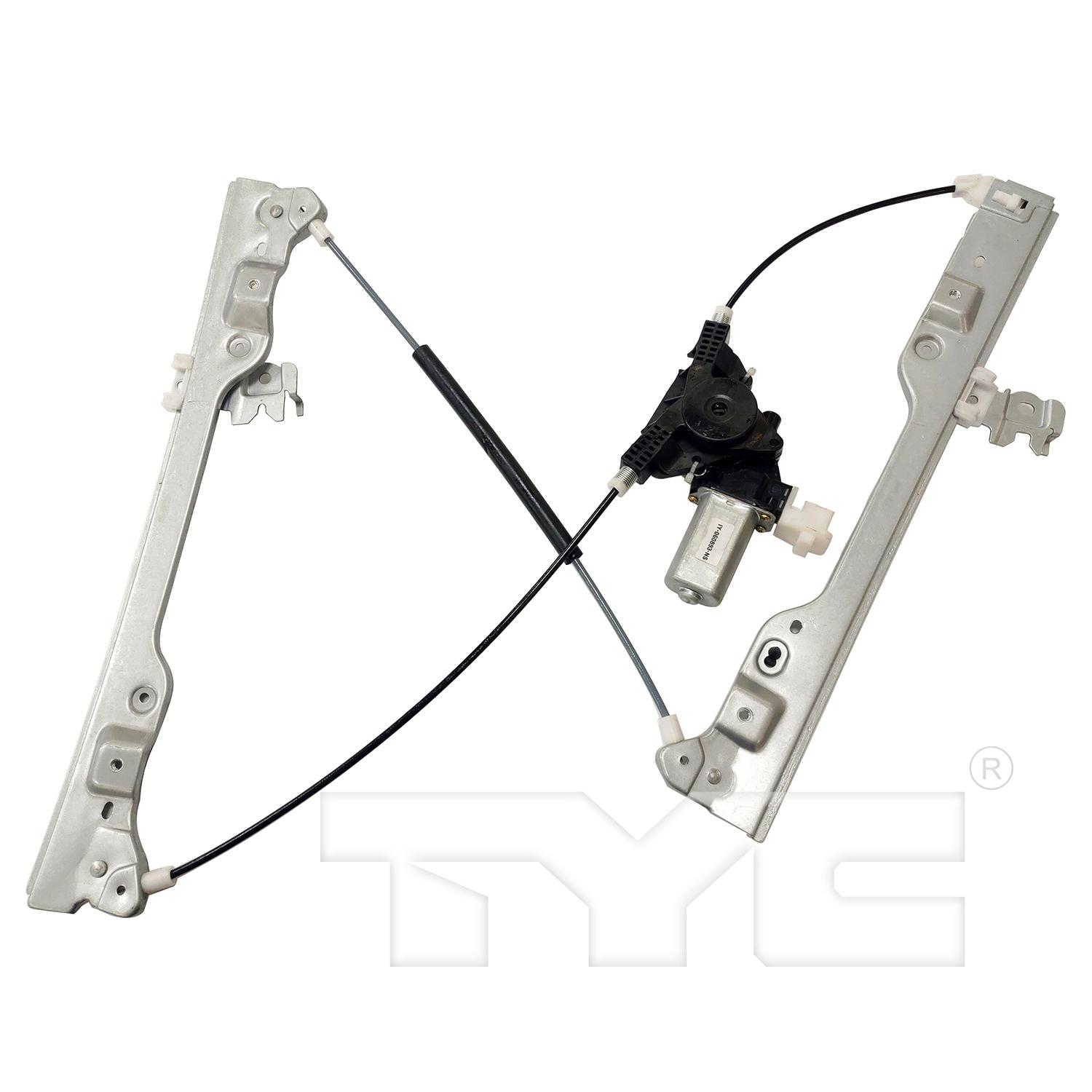 TYC 660655 Power Window Motor and Regulator Assembly product image 2 of 3