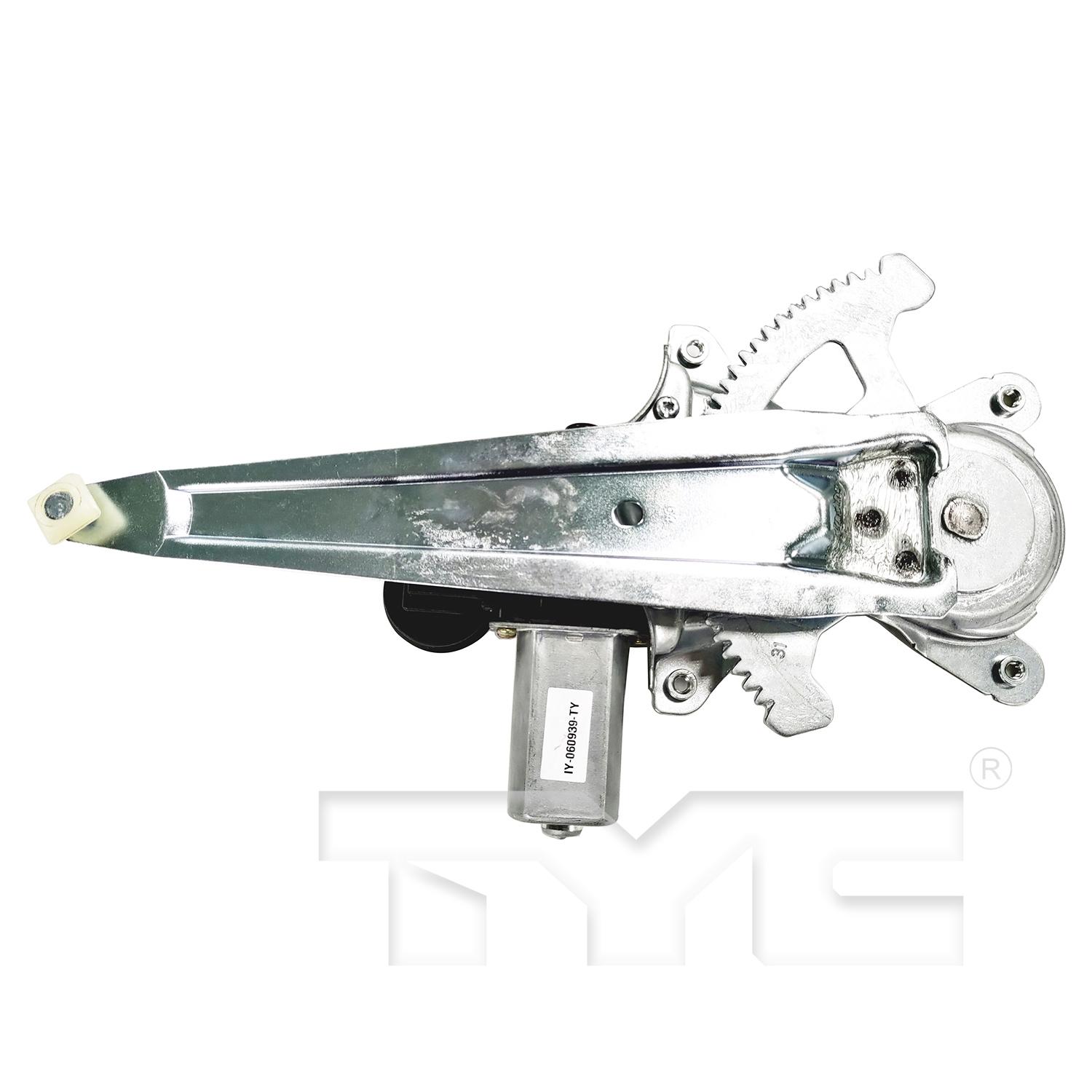 TYC 660706 Power Window Motor and Regulator Assembly product image 2 of 3