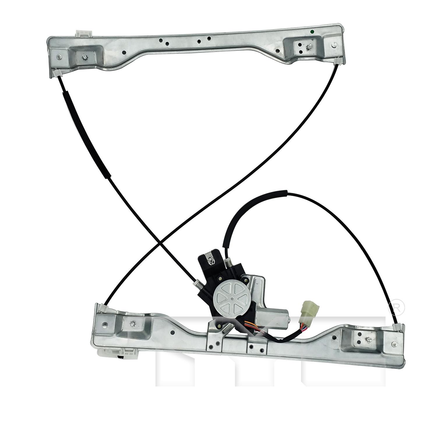 TYC 660723 Power Window Motor and Regulator Assembly product image 2 of 3