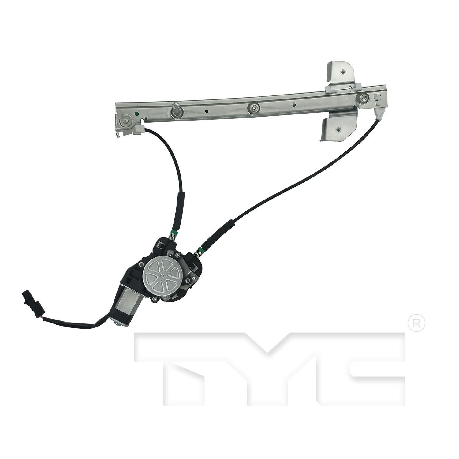 TYC 660730 Power Window Motor and Regulator Assembly product image 2 of 3
