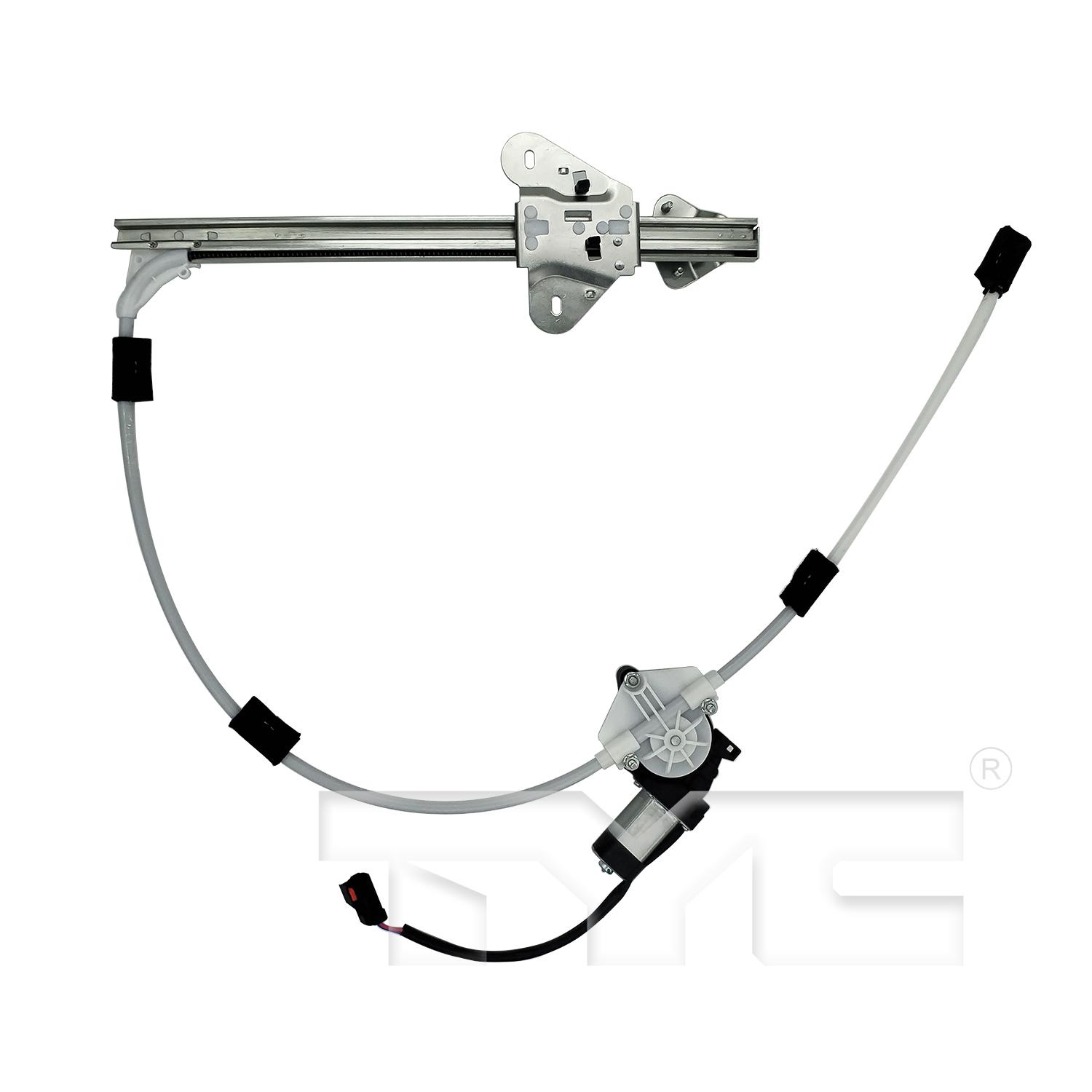 TYC 660732 Power Window Motor and Regulator Assembly product image 2 of 3
