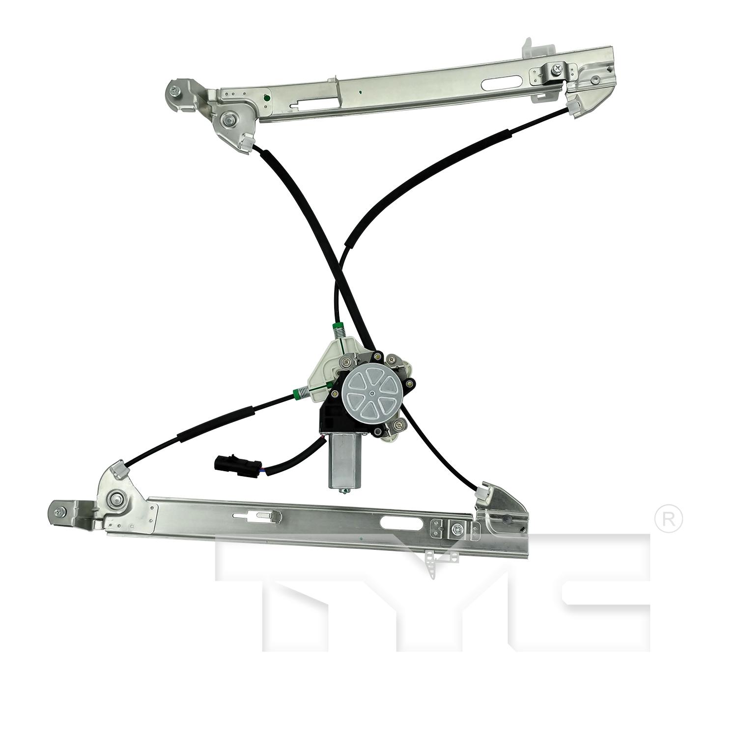 TYC 660734 Power Window Motor and Regulator Assembly product image 2 of 3