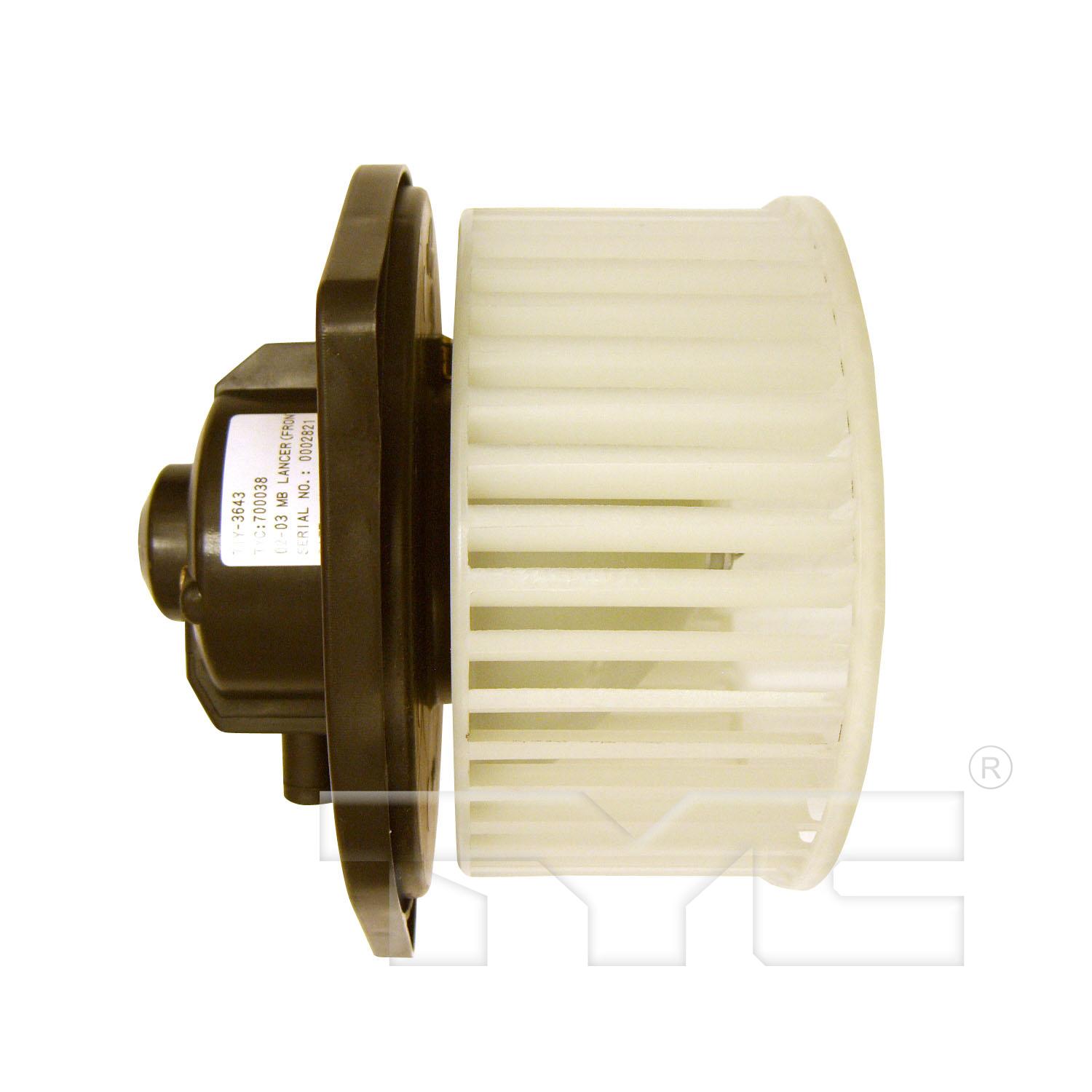 TYC 700038 - HVAC Blower Motor TYC 700038 HVAC Blower Motor product image 4 of 5