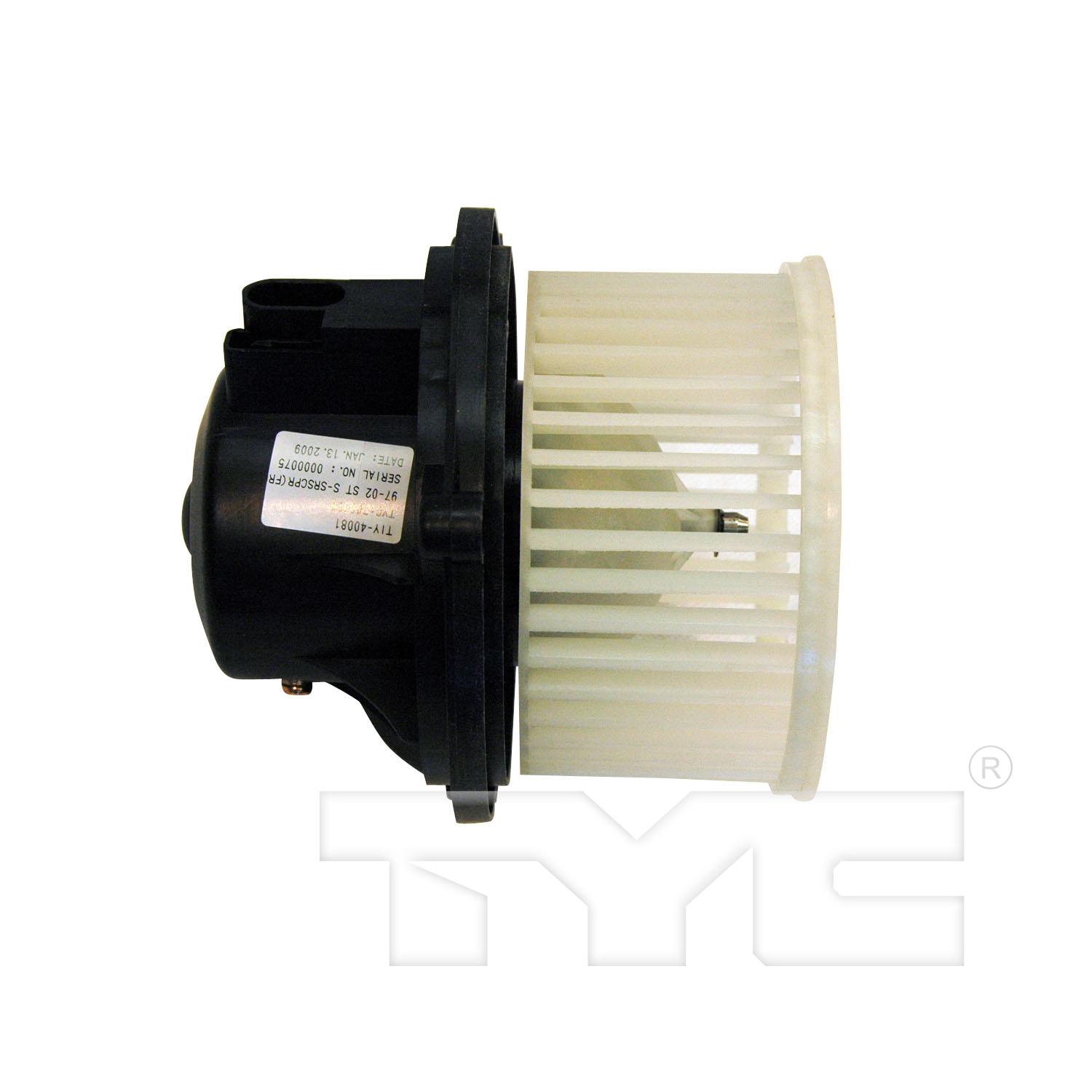 TYC 700078 HVAC Blower Motor product image 4 of 5