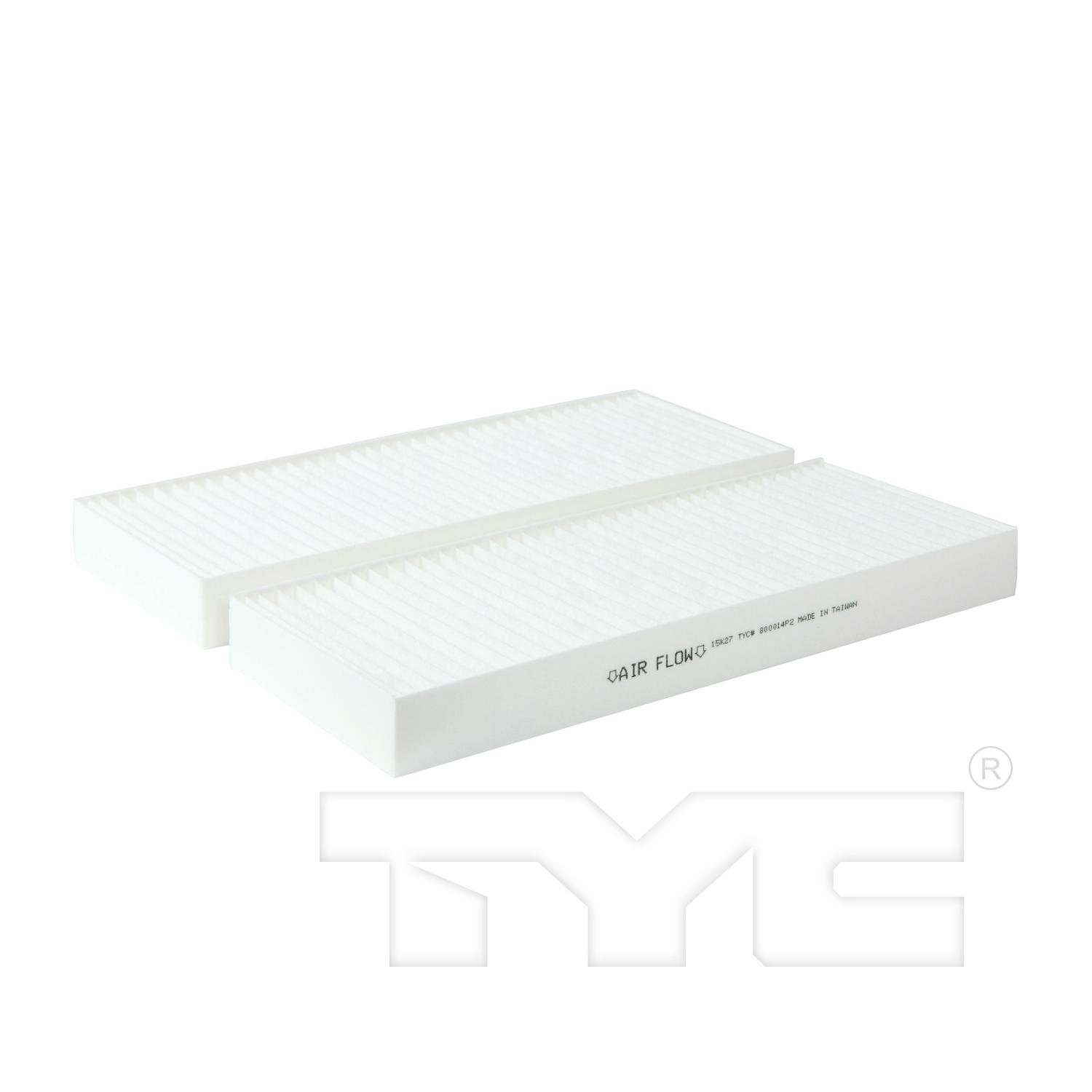 TYC 800014P2 Cabin Air Filter product image 2 of 2