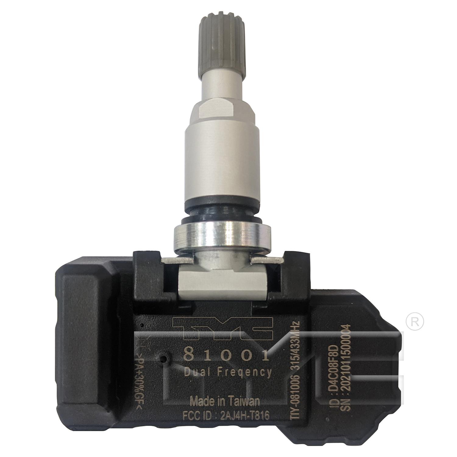 TYC 81001 - Tire Pressure Monitoring System Programmable Sensor TYC 81001 Tire Pressure Monitoring System Programmable Sensor product image 2 of 4