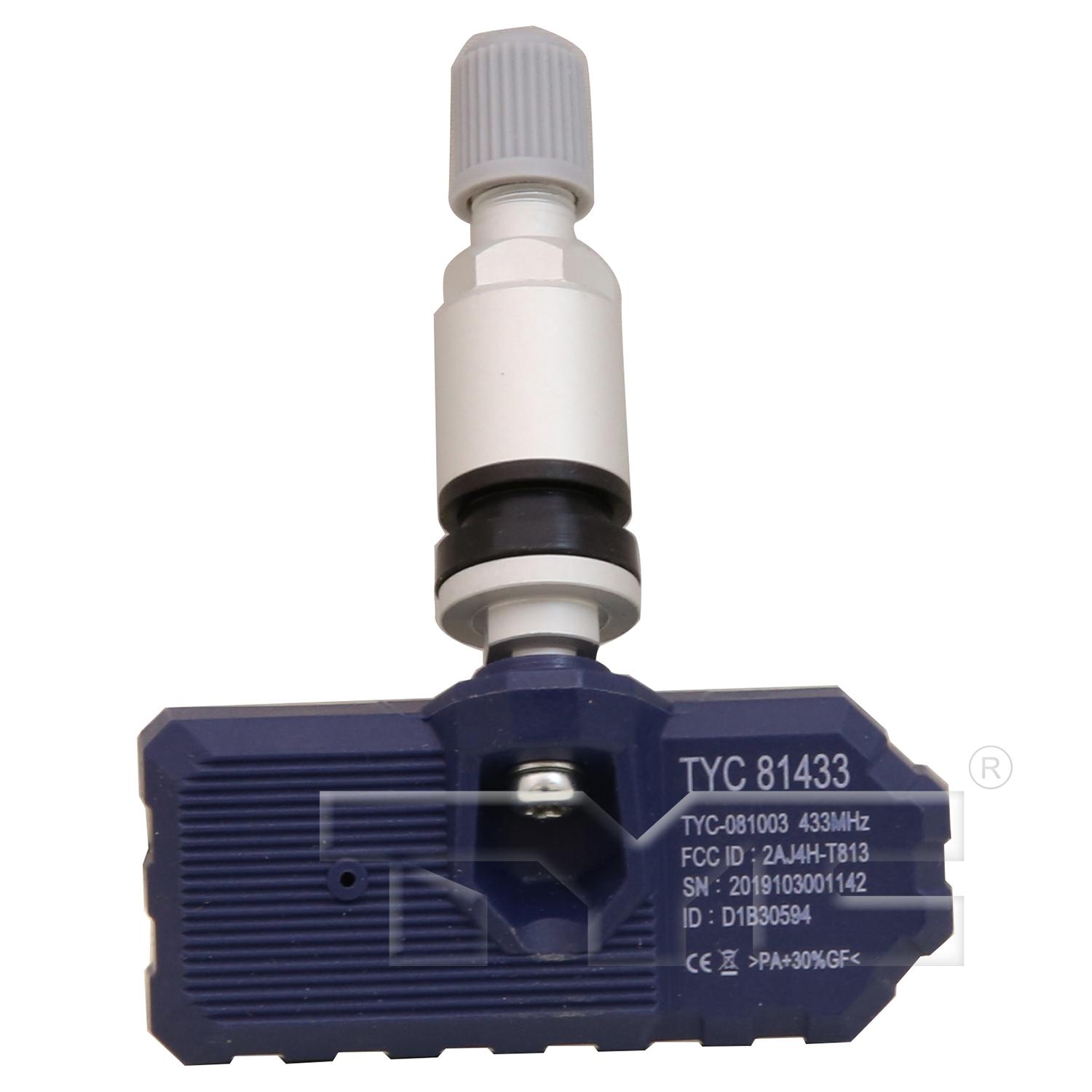TYC 81433 Tire Pressure Monitoring System Programmable Sensor product image 17 of 20