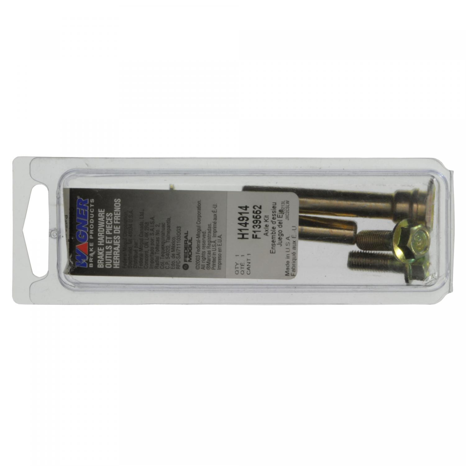 Wagner Brake H14914 - Disc Brake Caliper Bolt Wagner Brake H14914 Disc Brake Caliper Bolt product image 1 of 2