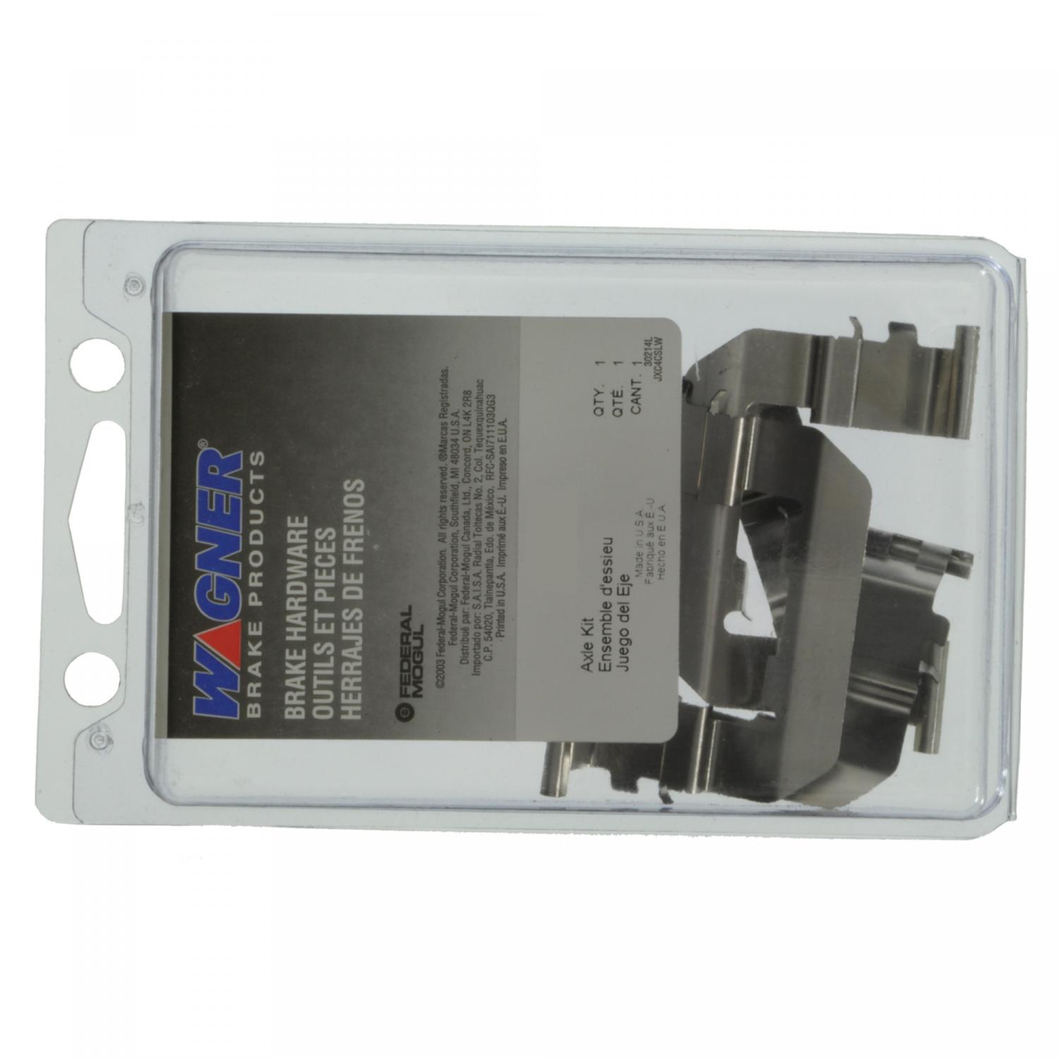 Wagner Brake H15791 - Disc Brake Hardware Kit Wagner Brake H15791 Disc Brake Hardware Kit product image 1 of 2