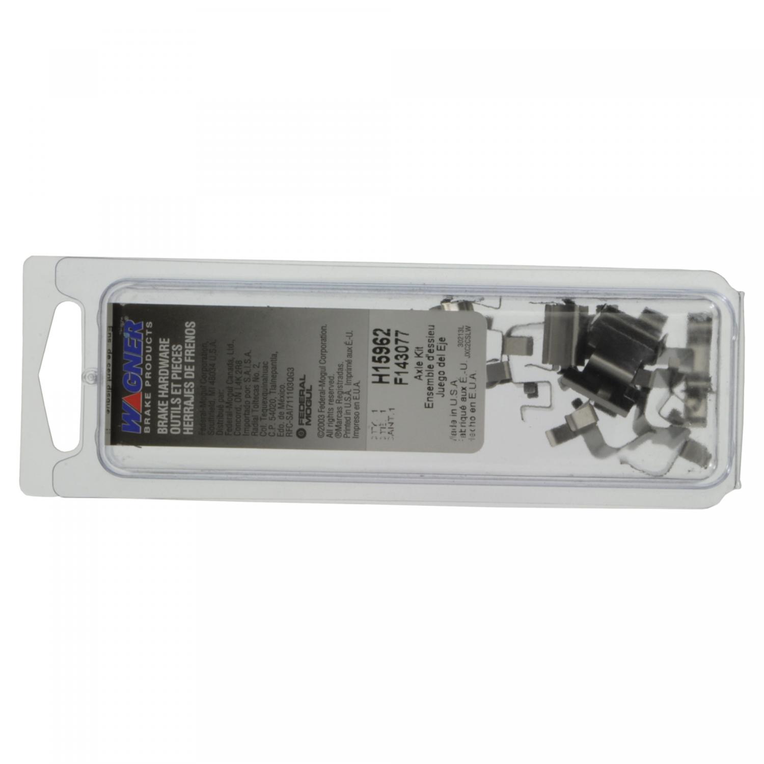 Wagner Brake H15962 - Disc Brake Hardware Kit Wagner Brake H15962 Disc Brake Hardware Kit product image 1 of 2