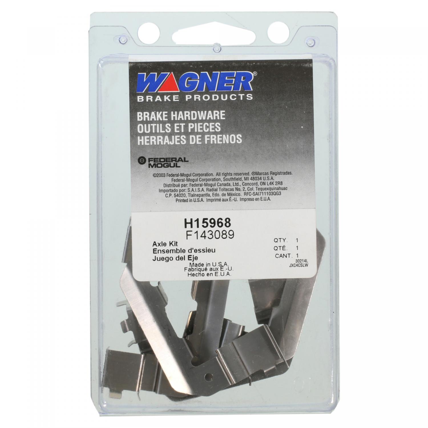 Wagner Brake H15968 Disc Brake Hardware Kit product image 1 of 2