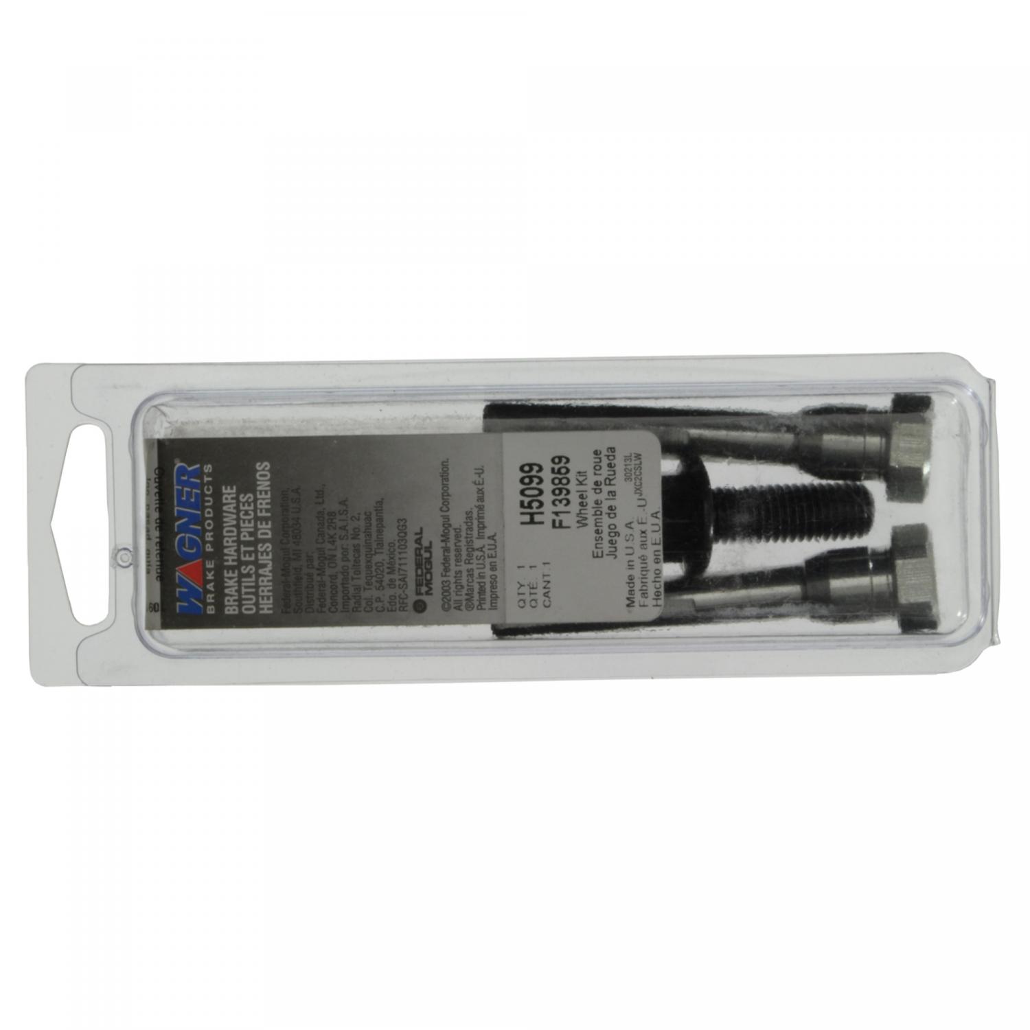 Wagner Brake H5099 - Disc Brake Caliper Bolt Wagner Brake H5099 Disc Brake Caliper Bolt product image 1 of 2
