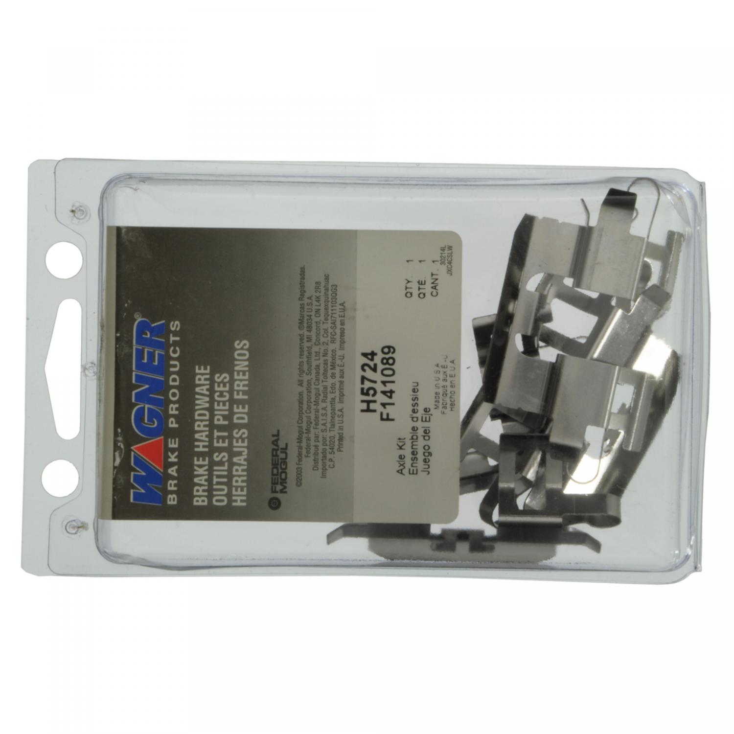 Wagner Brake H5724 - Disc Brake Hardware Kit Wagner Brake H5724 Disc Brake Hardware Kit product image 1 of 2
