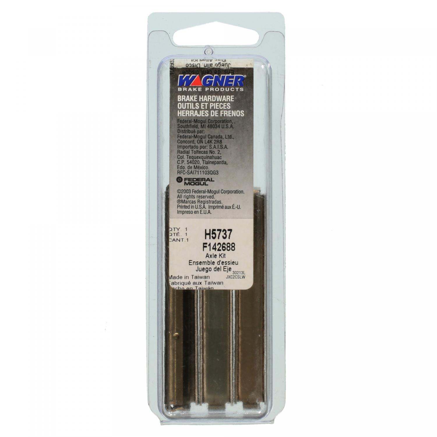 Wagner Brake H5737 - Disc Brake Hardware Kit Wagner Brake H5737 Disc Brake Hardware Kit product image 1 of 2