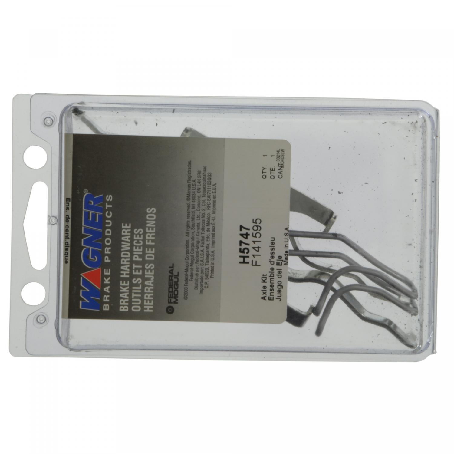 Wagner Brake H5747 - Disc Brake Hardware Kit Wagner Brake H5747 Disc Brake Hardware Kit product image 1 of 2