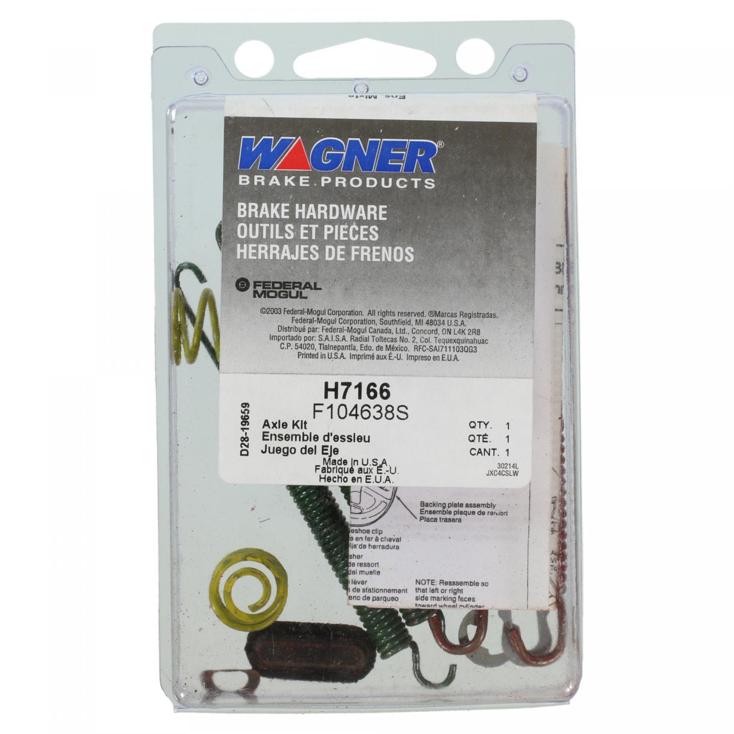 Wagner Brake H7166 - Drum Brake Hardware Kit Wagner Brake H7166 Drum Brake Hardware Kit product image 1 of 2