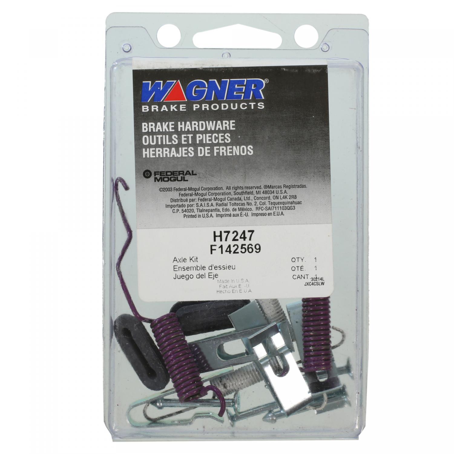 Wagner Brake H7247 - Parking Brake Hardware Kit Wagner Brake H7247 Parking Brake Hardware Kit product image 1 of 2