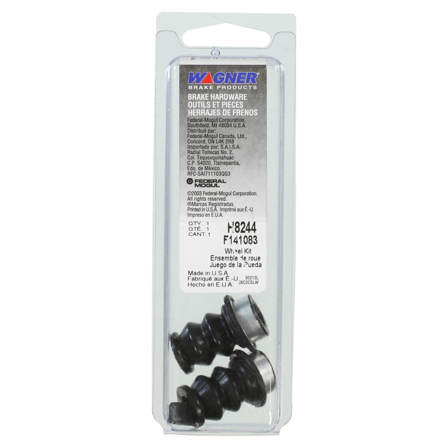 Wagner Brake H8244 - Disc Brake Caliper Guide Pin Boot Kit Wagner Brake H8244 Disc Brake Caliper Guide Pin Boot Kit product image 1 of 2