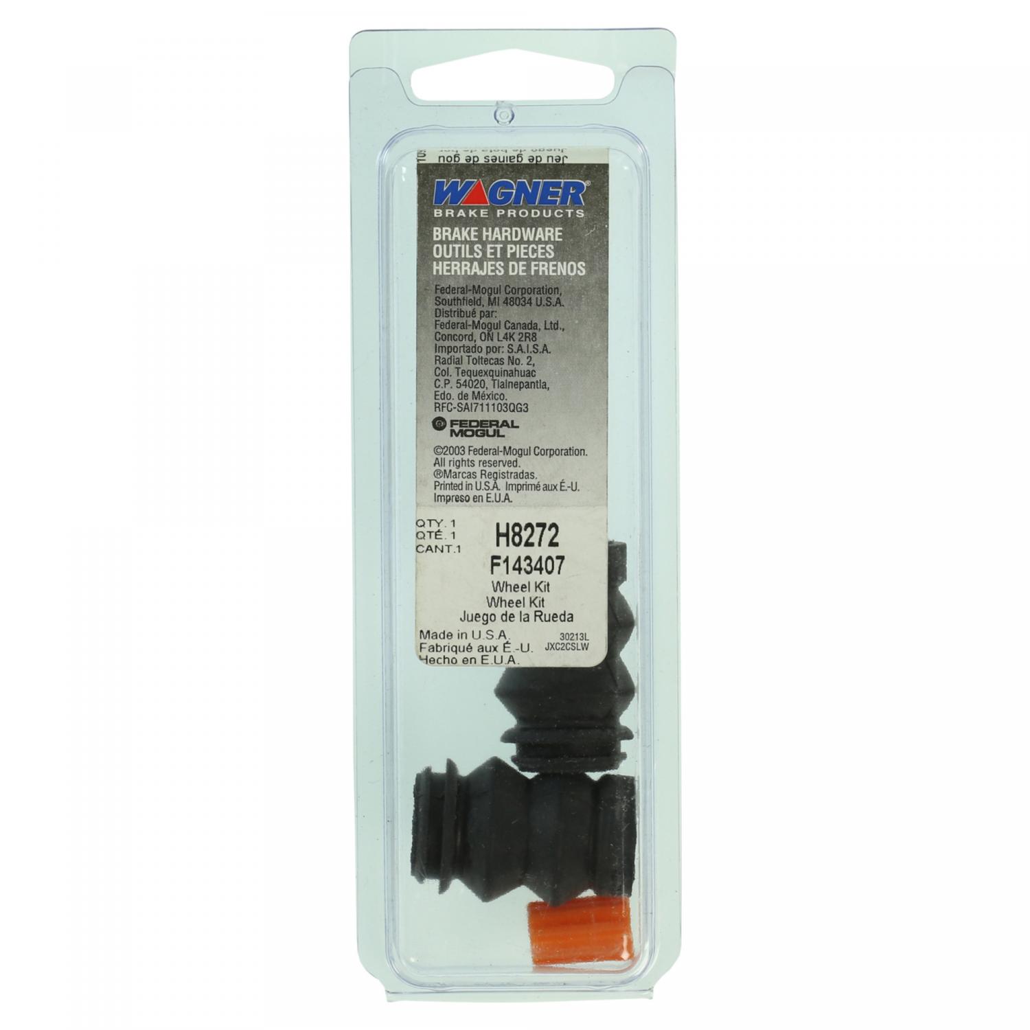Wagner Brake H8272 - Disc Brake Caliper Guide Pin Boot Kit Wagner Brake H8272 Disc Brake Caliper Guide Pin Boot Kit product image 1 of 2