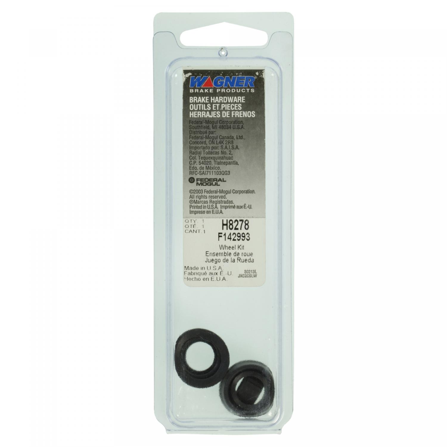 Wagner Brake H8278 - Disc Brake Caliper Guide Pin Boot Kit Wagner Brake H8278 Disc Brake Caliper Guide Pin Boot Kit product image 1 of 2