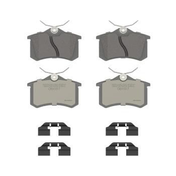 Wagner Brake OEX1017 - Disc Brake Pad Wagner Brake OEX1017 Disc Brake Pad product image 1 of 1