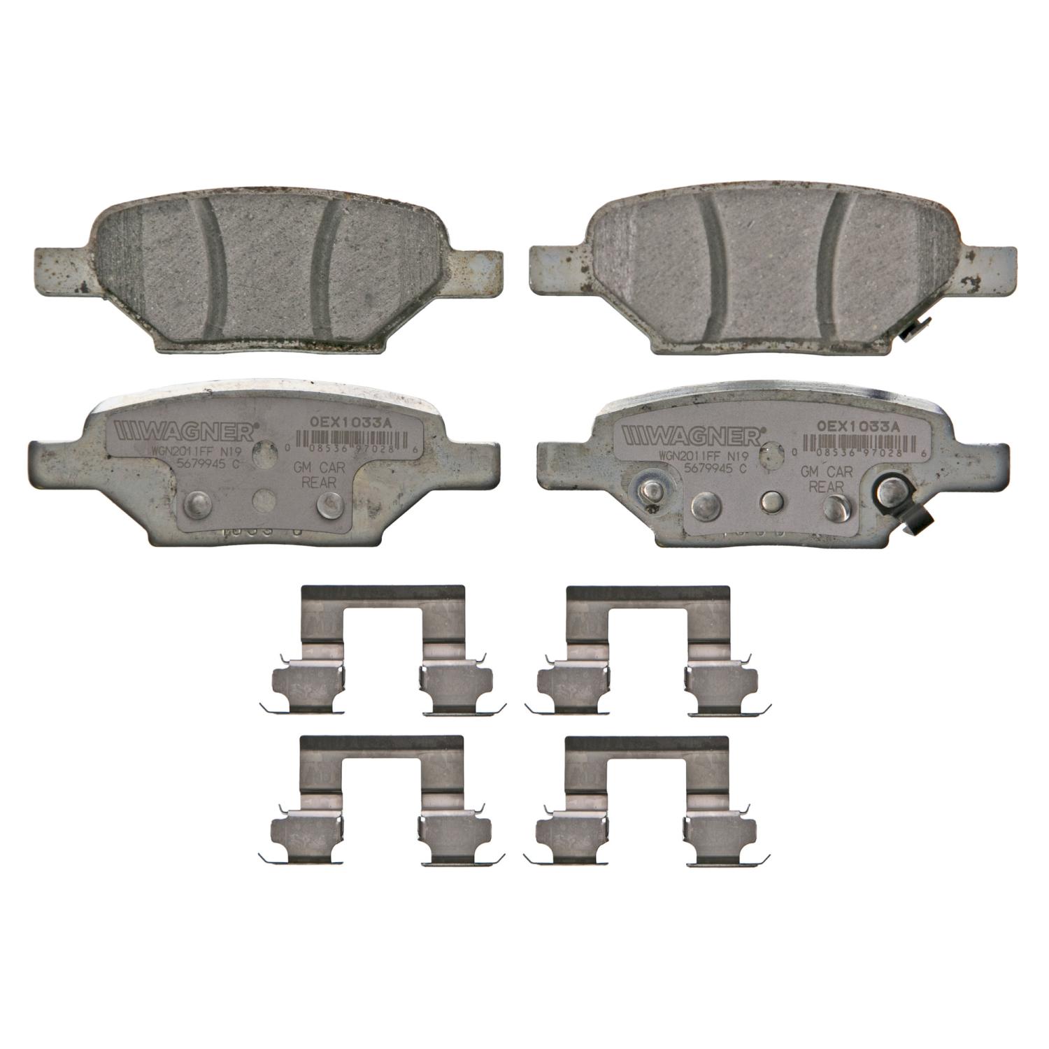 Wagner Brake OEX1033A - Disc Brake Pad Wagner Brake OEX1033A Disc Brake Pad product image 1 of 1