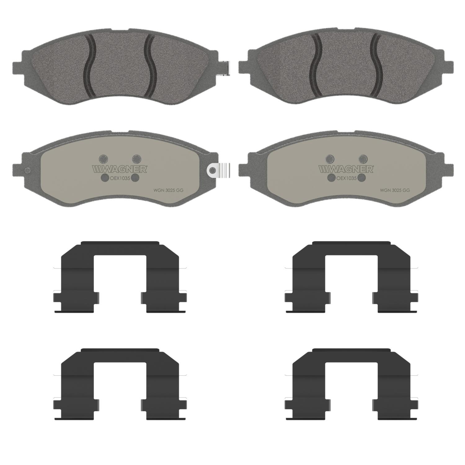 Wagner Brake OEX1035 - Disc Brake Pad Wagner Brake OEX1035 Disc Brake Pad product image 1 of 1
