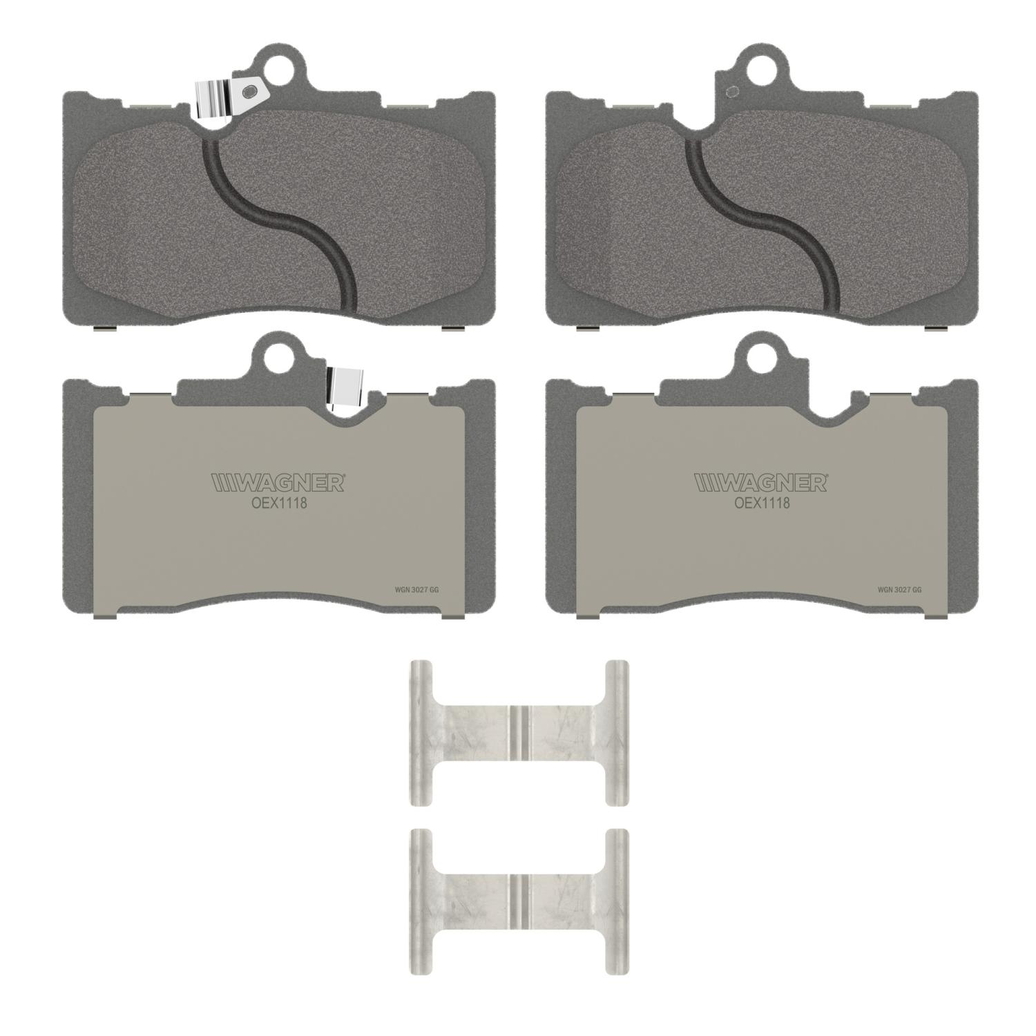Wagner Brake OEX1118 - Disc Brake Pad Wagner Brake OEX1118 Disc Brake Pad product image 1 of 1