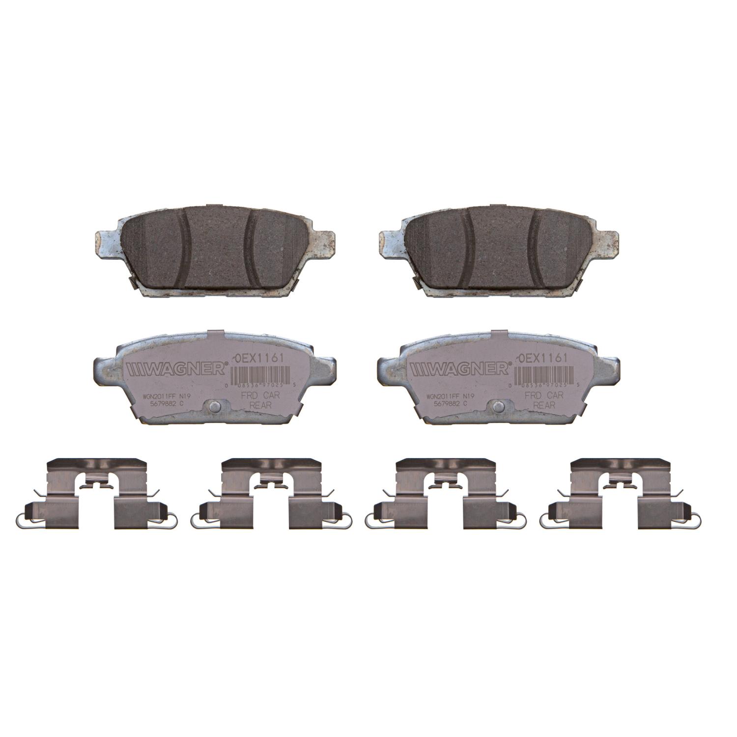 Wagner Brake OEX1161 - Disc Brake Pad Wagner Brake OEX1161 Disc Brake Pad product image 1 of 1