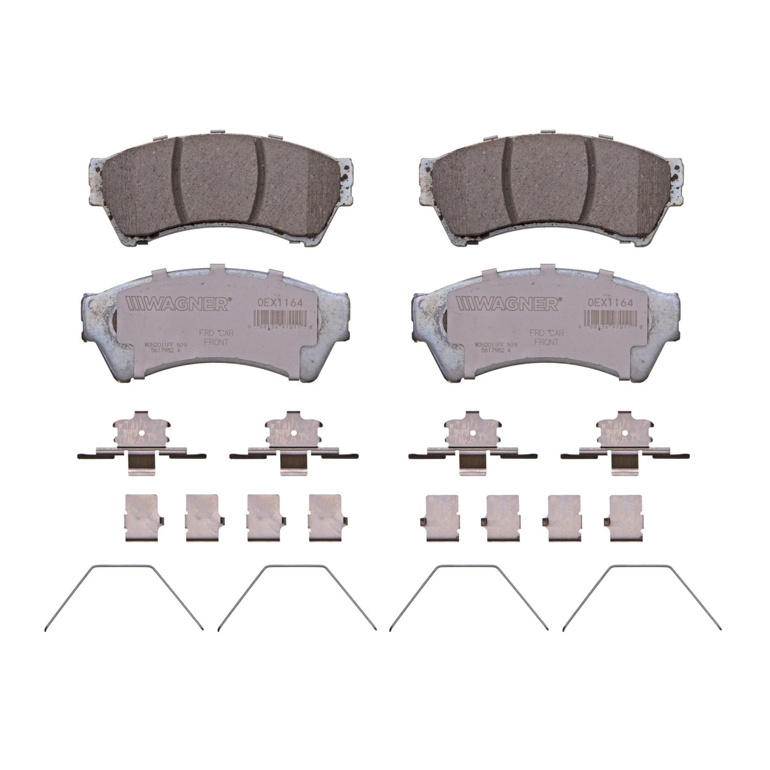 Wagner Brake OEX1164 Disc Brake Pad product image 1 of 1
