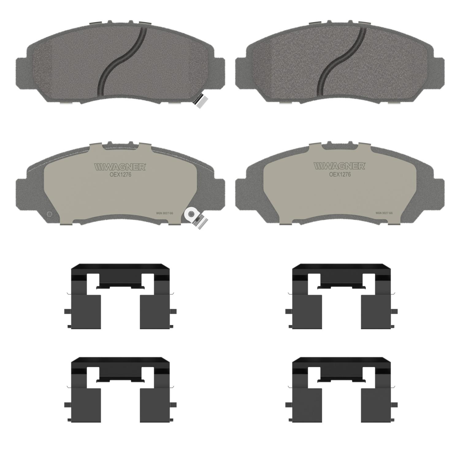 Wagner Brake OEX1276 - Disc Brake Pad Wagner Brake OEX1276 Disc Brake Pad product image 1 of 1
