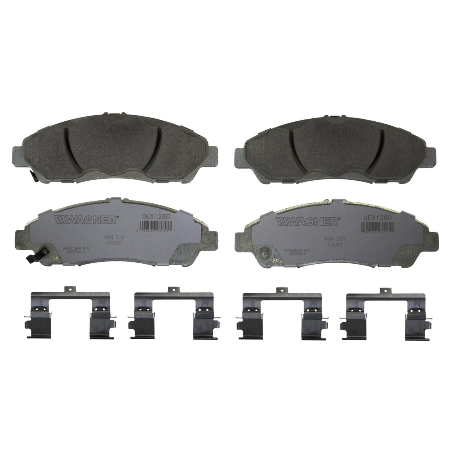 Wagner Brake OEX1280 - Disc Brake Pad Wagner Brake OEX1280 Disc Brake Pad product image 1 of 1