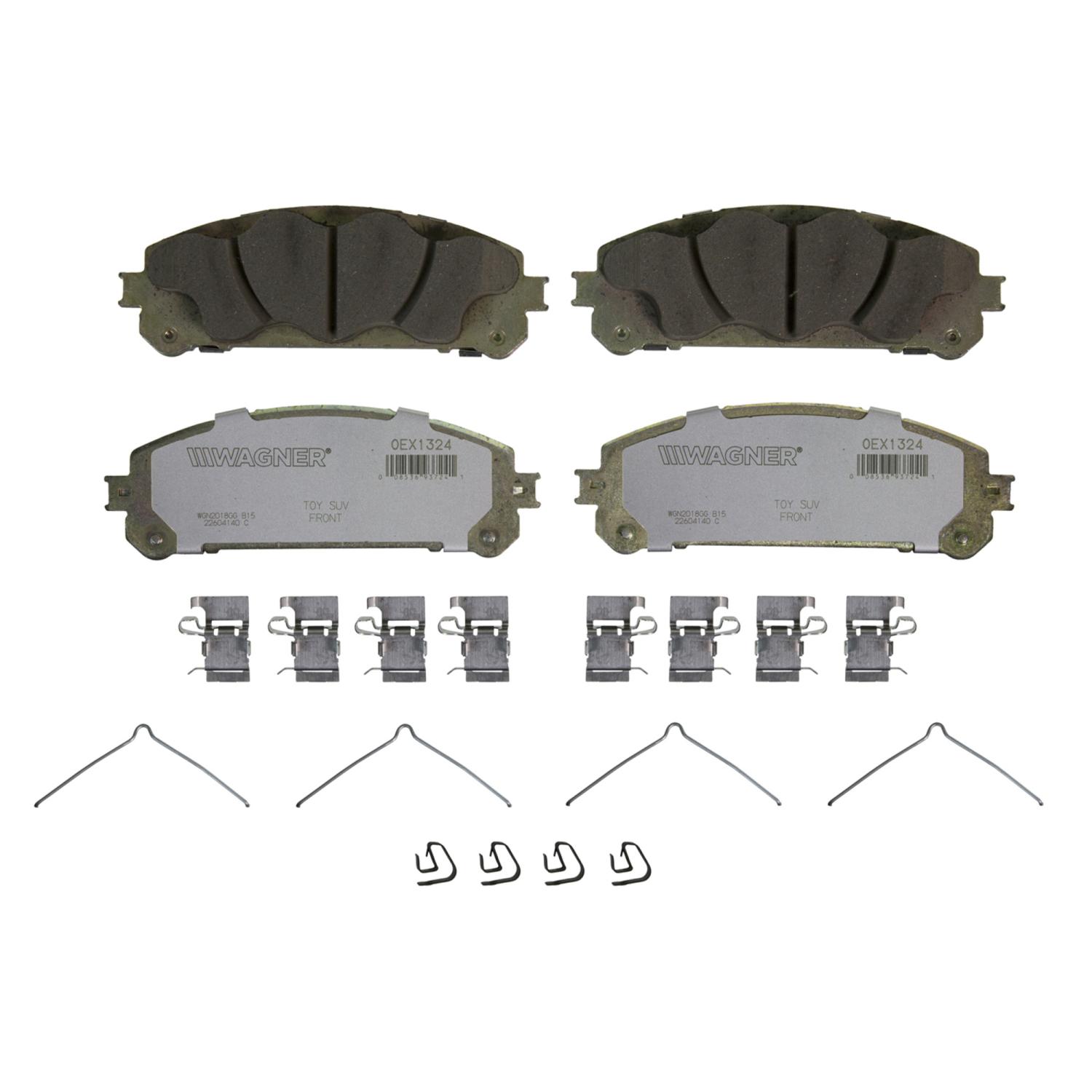 Wagner Brake OEX1324 - Disc Brake Pad Wagner Brake OEX1324 Disc Brake Pad product image 1 of 1