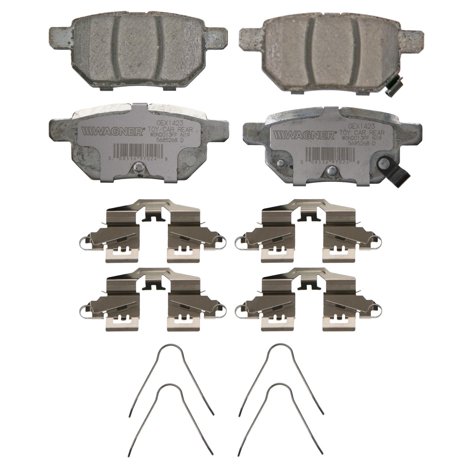 Wagner Brake OEX1423 - Disc Brake Pad Wagner Brake OEX1423 Disc Brake Pad product image 1 of 1