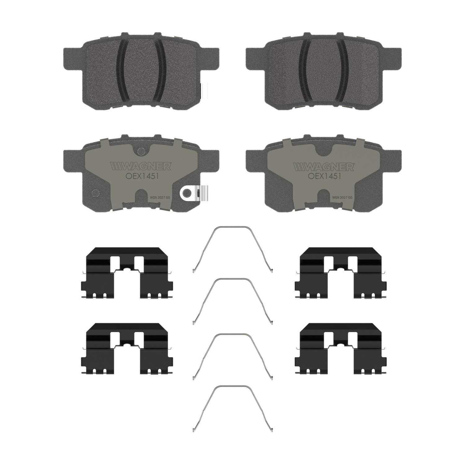 Wagner Brake OEX1451 Disc Brake Pad product image 1 of 1