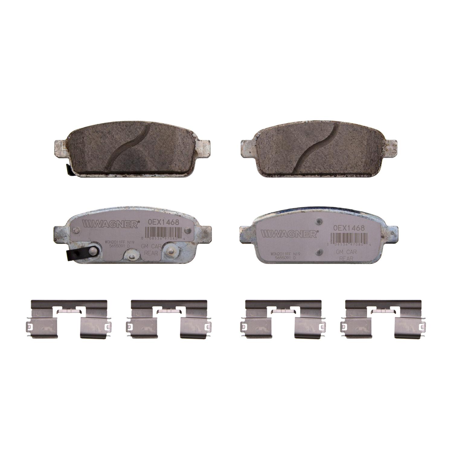 Wagner Brake OEX1468 - Disc Brake Pad Wagner Brake OEX1468 Disc Brake Pad product image 1 of 1