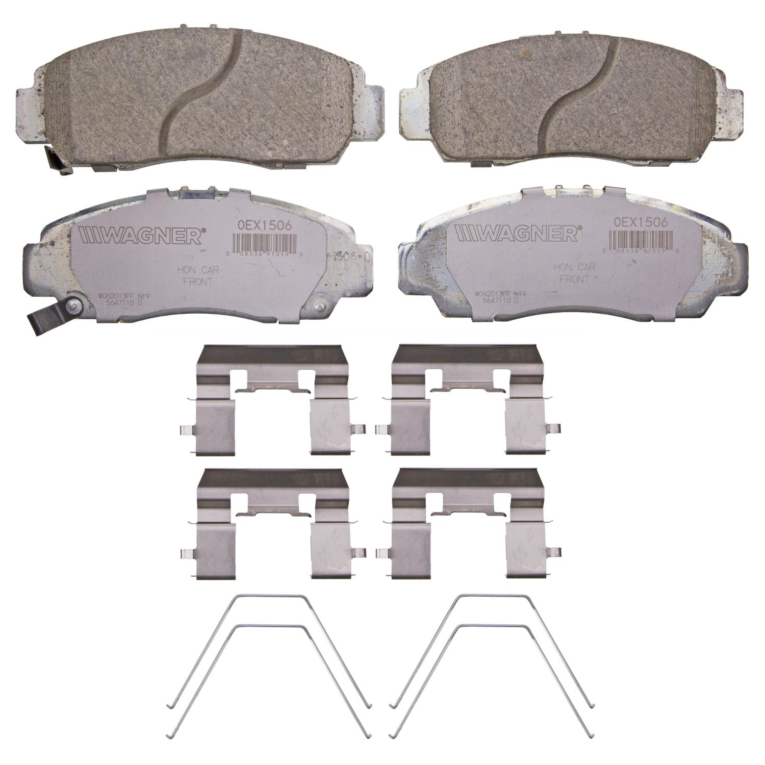 Wagner Brake OEX1506 Disc Brake Pad product image 1 of 1