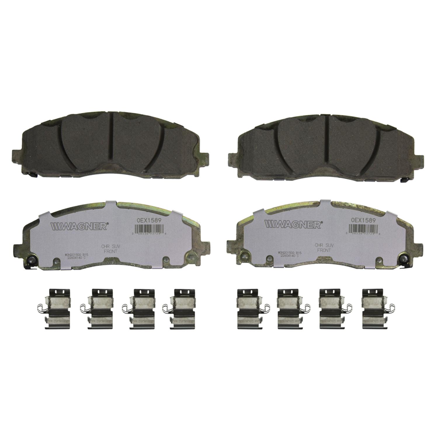 Wagner Brake OEX1589 - Disc Brake Pad Wagner Brake OEX1589 Disc Brake Pad product image 1 of 1